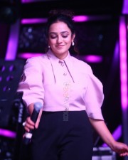 Nithya Menon at Telugu Indian Idol Curtain Raiser Photos 12