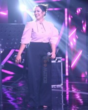 Nithya Menon at Telugu Indian Idol Curtain Raiser Photos 15