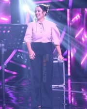 Nithya Menon at Telugu Indian Idol Curtain Raiser Photos 16