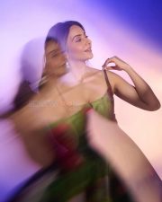 Pati Patni Aur Woh Do Actress Rakul Preet Singh in a Floral Printed Gown with a Strappy Top Photos 02