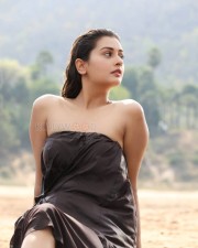 Payal Rajput Black Petticoat Photo after Bath 01