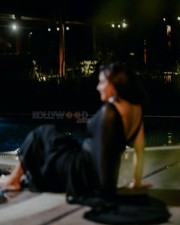 Pookkaalam Actress Honey Rose Photoshoot in Black Saree Pictures 07