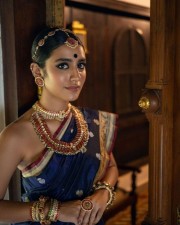 Priya Prakash in a Traditional Saree Photoshoot Pictures 06