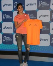 Puja Hegde At Mumbai Marathon Press Conference Photos