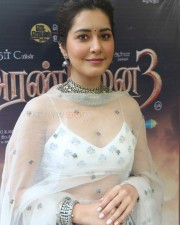 Raashi Khanna at Aranmanai 3 Movie Press Meet 02