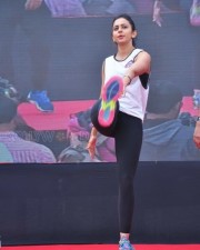 Rakul Preet At Fitness Unplugged For Rape Victims Event Photos