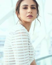Rakul Preet Singh Stylish in White Photo 01 Rakul Preet Singh Stylish in White Photo 01