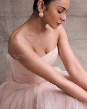 Rakul Preet Singh in a Pink Strapless Long Gown Photos 02