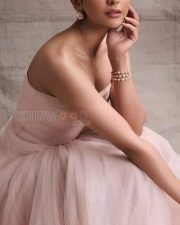 Rakul Preet Singh in a Pink Strapless Long Gown Photos 03 Rakul Preet Singh in a Pink Strapless Long Gown Photos 03