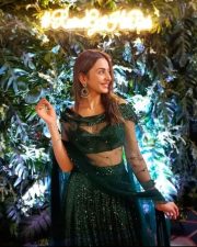 Rakul Preet Singh in an Olive Green Lehenga Photoshoot Pictures 02