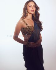 Ramayana Actress Rakul Preet Singh in a Blue Ombre Jewelled Saree Photos 04 Ramayana Actress Rakul Preet Singh in a Blue Ombre Jewelled Saree Photos 04