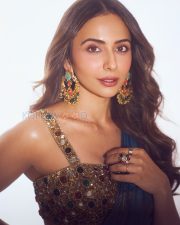 Ramayana Actress Rakul Preet Singh in a Blue Ombre Jewelled Saree Photos 05 Ramayana Actress Rakul Preet Singh in a Blue Ombre Jewelled Saree Photos 05