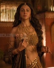 Ramayana Actress Rakul Preet Singh in a Gold Mythological Costume Photos 02