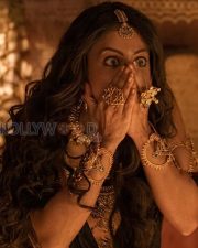 Ramayana Actress Rakul Preet Singh in a Gold Mythological Costume Photos 04