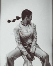 Ramya Pandian in a Pink Suit Photoshoot Pictures 03