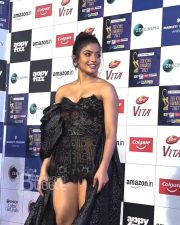Rashmika Mandanna Bold in Sexy Black Short Skirt Photos 01