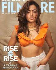 Rashmika Mandanna Filmfare Tiny Orange Bra Photo 01