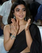 Rashmika Mandanna in a Stunning Black Saree Pictures 01 Rashmika Mandanna in a Stunning Black Saree Pictures 01