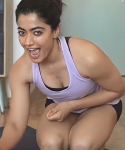 Rashmika Mandanna in the Gym 01