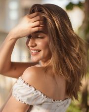 Risky Romeo Actress Kriti Kharbanda in an Off Shoulder Floral Dress Pictures 04