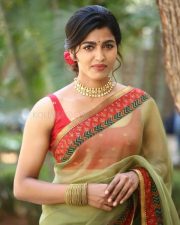Sai Dhanshika at Shikaru Movie Trailer Launch Pictures 18