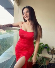 Sakshi Agarwal Sexy in Red Dress Photoshoot Pictures 01