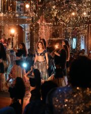 Scintillating Actress Tamannaah Bhatia in a Navy Blue Embroidered Lehenga Photos 03 Scintillating Actress Tamannaah Bhatia in a Navy Blue Embroidered Lehenga Photos 03