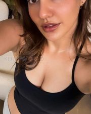 Seductive Neha Sharma Cleavage in a Black Spaghetti Strap Crop Top Photos 01 Seductive Neha Sharma Cleavage in a Black Spaghetti Strap Crop Top Photos 01