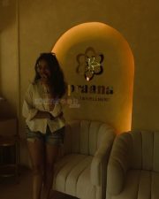 Sensual Anikha Surendran in a Two Piece Blue and White Striped Vacation Bikini Pictures 04 Sensual Anikha Surendran in a Two Piece Blue and White Striped Vacation Bikini Pictures 04