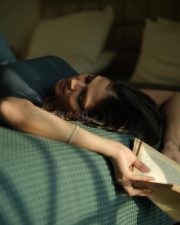 Sensual Malavika Mohanan in a Black Turtle Neck Top with Classic Blue Denim Lying on the Bed Photos 10 Sensual Malavika Mohanan in a Black Turtle Neck Top with Classic Blue Denim Lying on the Bed Photos 10