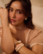 Sensual Neha Sharma Cleavage in a Beige Lace Trim Mini Dress Photos 04 Sensual Neha Sharma Cleavage in a Beige Lace Trim Mini Dress Photos 04