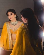 Sensuous Pooja Hegde in a Yellow Lehenga at Anant Ambani and Radhika Merchant Wedding Photos 05 Sensuous Pooja Hegde in a Yellow Lehenga at Anant Ambani and Radhika Merchant Wedding Photos 05