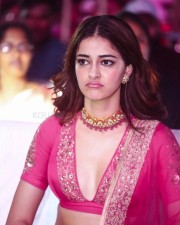 Sexy Actress Ananya Panday in a Pink Lehenga at Liger Pre Releaes Event Photos 03