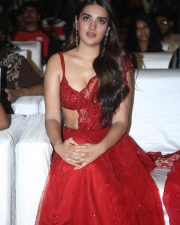 Sexy Actress Nidhhi Agerwal at The Rajasaab Pre Release Party Photos 28