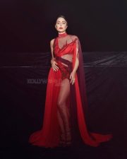 Sexy Hina Khan in a Red See Through Sequin Backless Dress Photoshoot Pictures 07 Sexy Hina Khan in a Red See Through Sequin Backless Dress Photoshoot Pictures 07