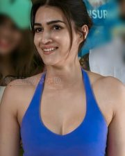 Sexy Kriti Sanon in a Blue Tank Top and Matching Pant Photos 01 Sexy Kriti Sanon in a Blue Tank Top and Matching Pant Photos 01