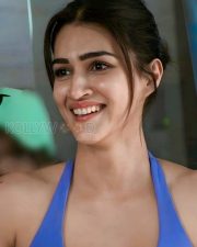 Sexy Kriti Sanon in a Blue Tank Top and Matching Pant Photos 03 Sexy Kriti Sanon in a Blue Tank Top and Matching Pant Photos 03