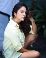 Sexy Nandita Swetha in a Light Yellow Shirt and Mini Denim Shorts Photos 02 Sexy Nandita Swetha in a Light Yellow Shirt and Mini Denim Shorts Photos 02