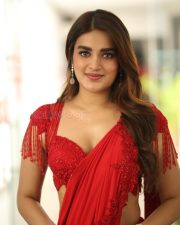Sexy Nidhhi Agerwal at Hari Hara Veera Mallu Interview Photos 14