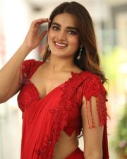 Sexy Nidhhi Agerwal at Hari Hara Veera Mallu Interview Photos 28