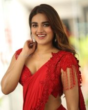 Sexy Nidhhi Agerwal at Hari Hara Veera Mallu Interview Photos 30