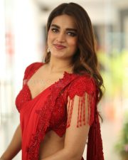 Sexy Nidhhi Agerwal at Hari Hara Veera Mallu Interview Photos 32