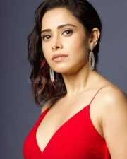 Sexy Nushrat Bharucha in a Red Slit Gown Photos 04