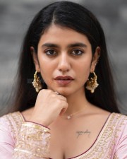Sexy Priya Prakash Varrier in Pink Kurta Pictures 01