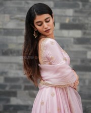 Sexy Priya Prakash Varrier in Pink Kurta Pictures 03