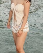 Sexy Saniya Iyappan Beach Bikini Photos 05