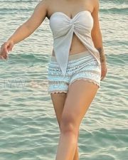 Sexy Saniya Iyappan Beach Bikini Photos 07