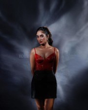 Sexy Stylish Deepti Sati in Red Photos 04