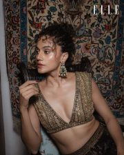 Sexy Taapsee Pannu ELLE Magazine Photoshoot Stills 06