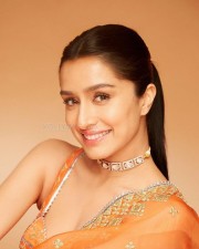 Shraddha Kapoor In a Transparent Orange Saree Photo 01